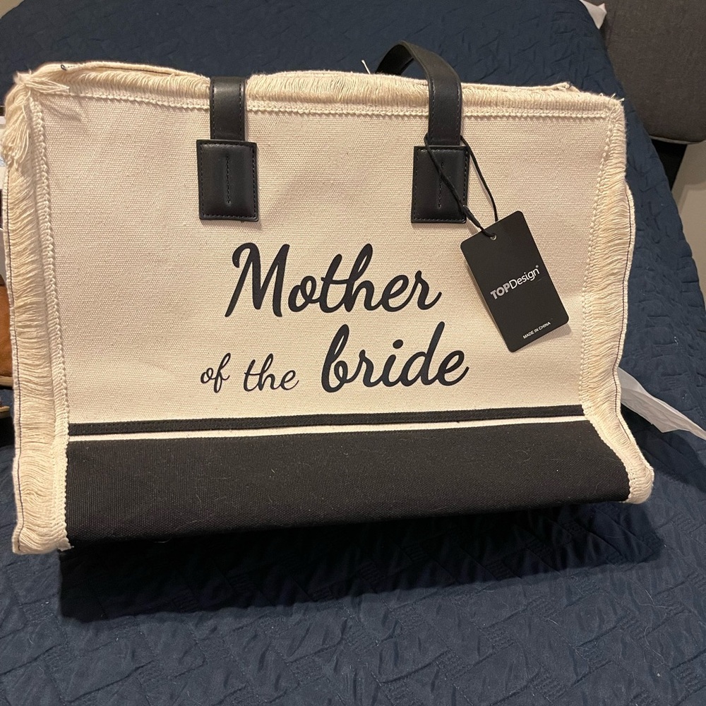 “Mother of the Bride” tote bag great condition